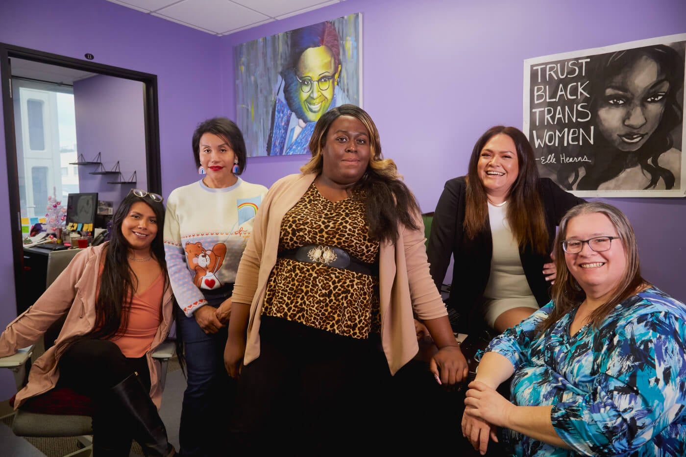 Diverse set of folks from the LA LGBT Center