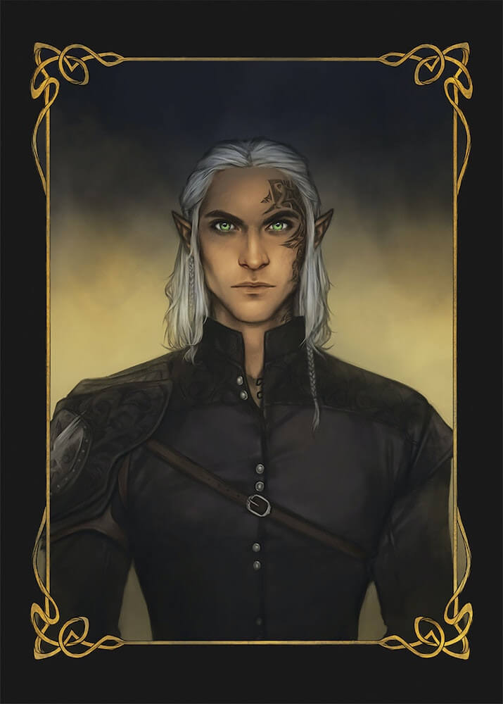 Throne of Glass Zodiac Rowan fan art