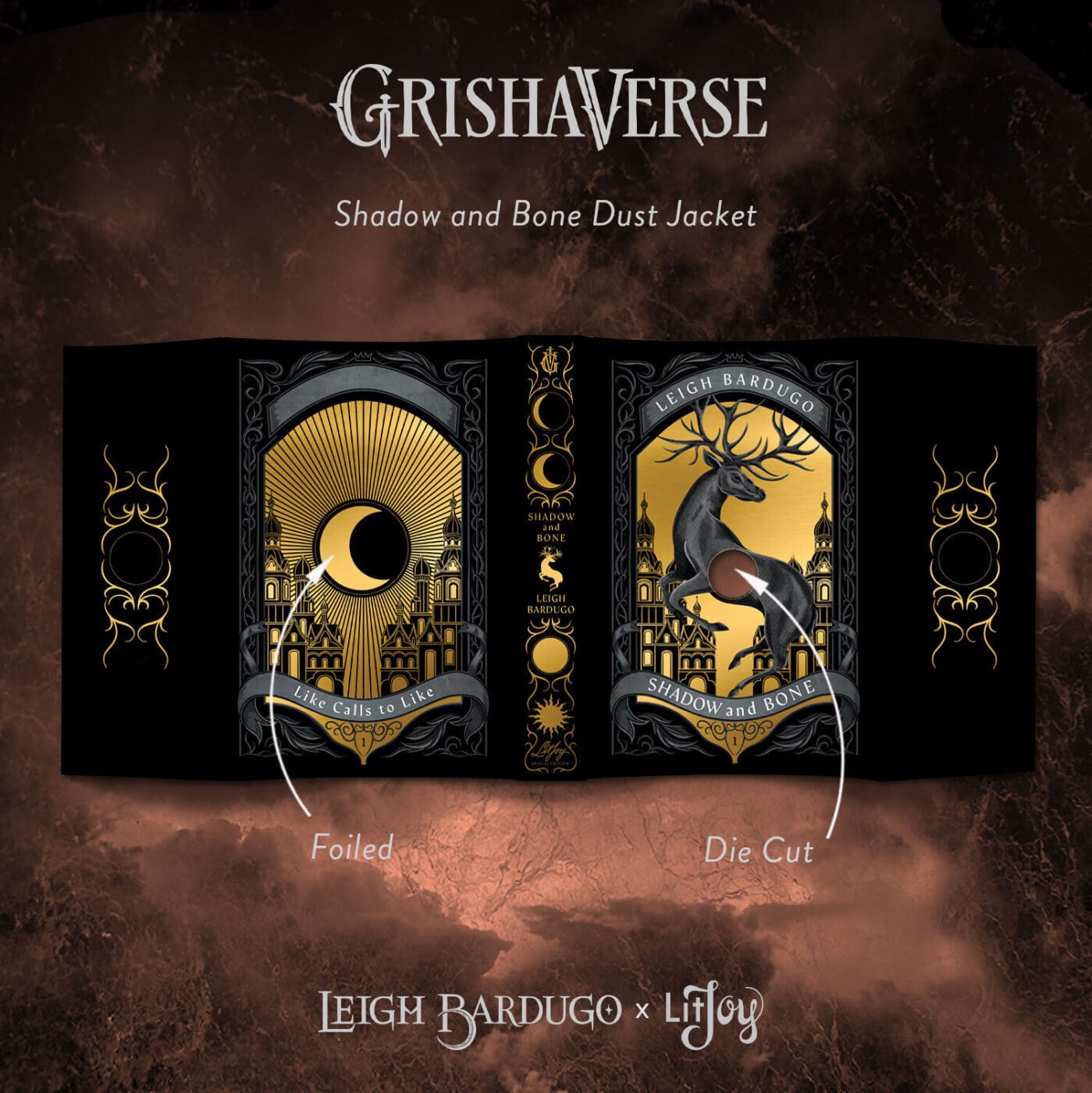 Shadow and Bone Dust Jacket featuring amplifiers