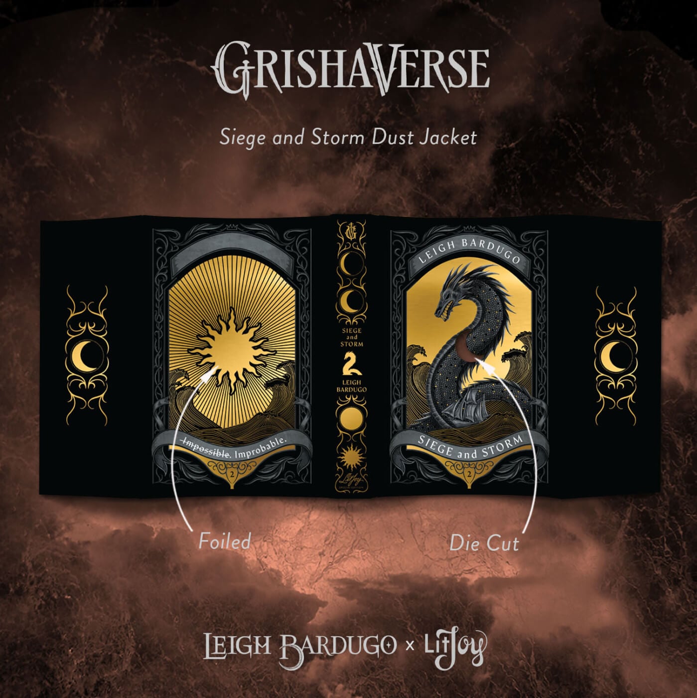 Siege and Storm Dust Jacket