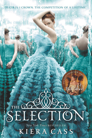 cover of The Selection book one by Kiera Cass