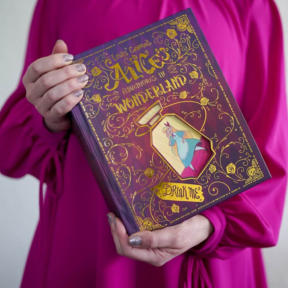 Alice's Adventures in Wonderland book cover by Rosie Thorns @rosiethorns88 sold by LitJoy