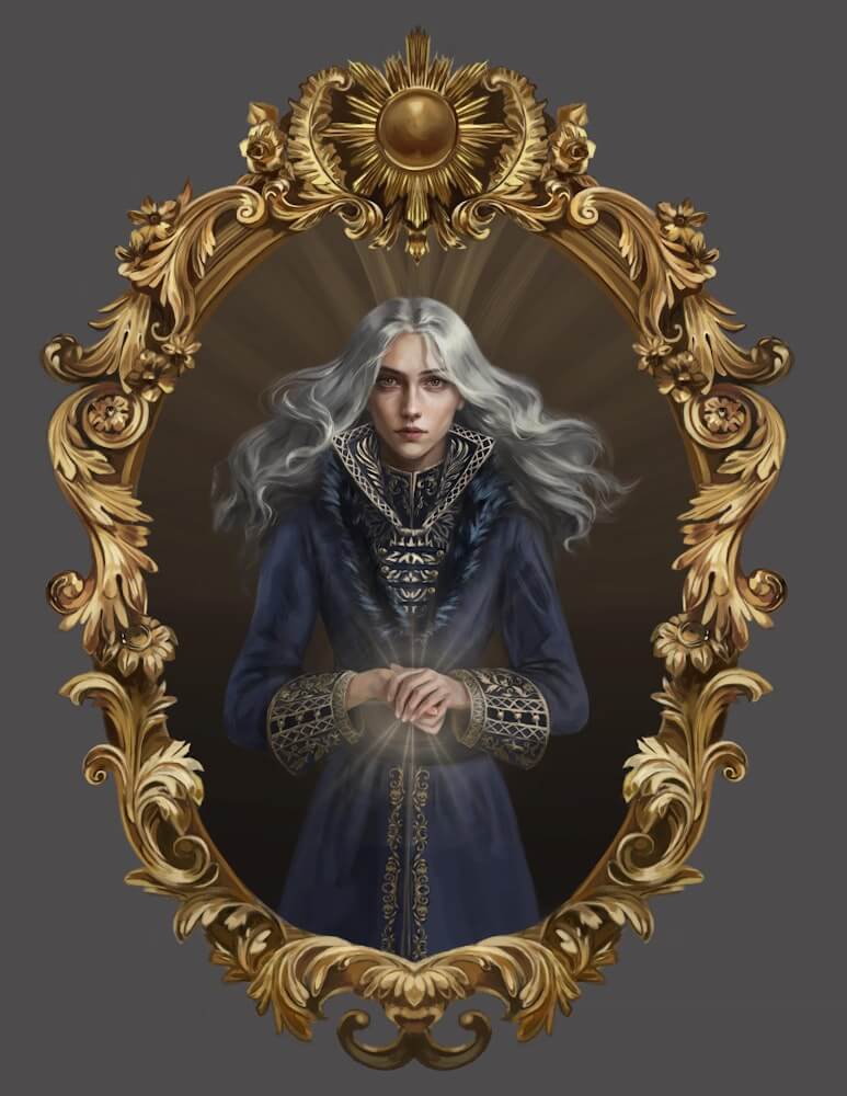 Alina portrait character endpaper