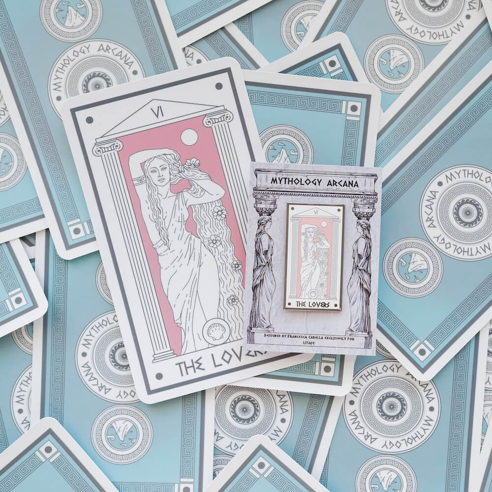 Aphrodite the Lovers Mythology Tarot Enamel Pin