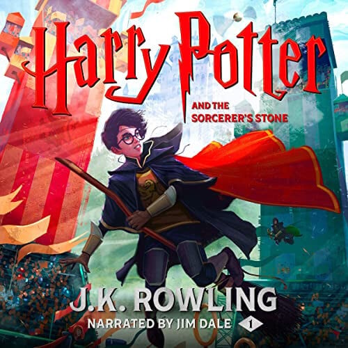 Harry Potter and the Sorcerer's Stone audiobook cover