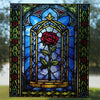 Beauty and the Beast Stained Glass Window Cling