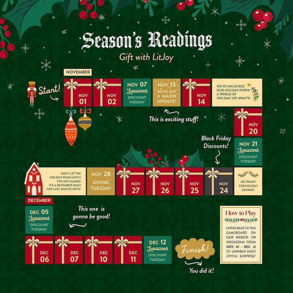 Seasons Readings Gift with LitJoy Gameboard