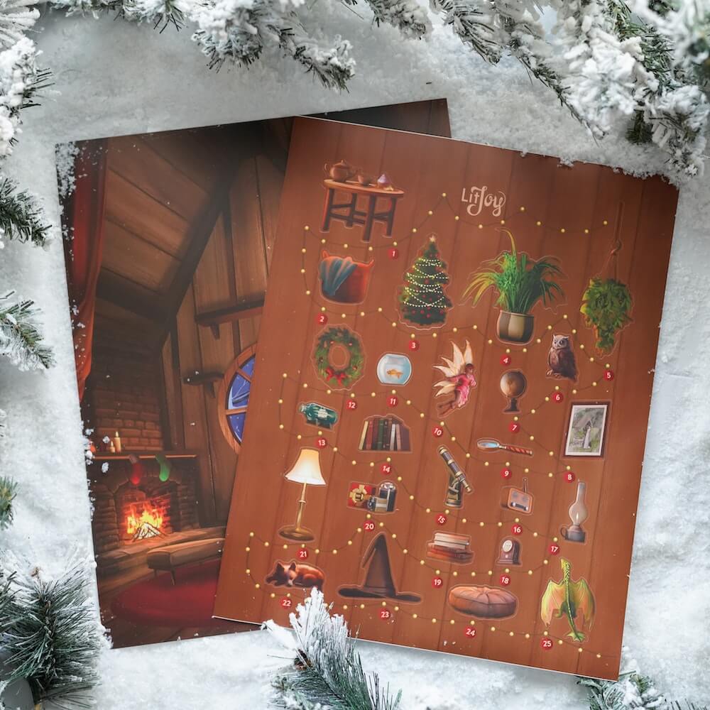 Bookish Sticker Advent sold by LitJoy