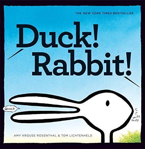 Book cover of Duck! Rabbit! by Amy Amy Krouse Rosenthal