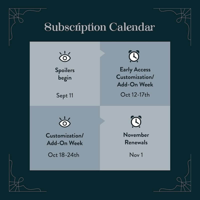 To Bee Read Subscription Calendar