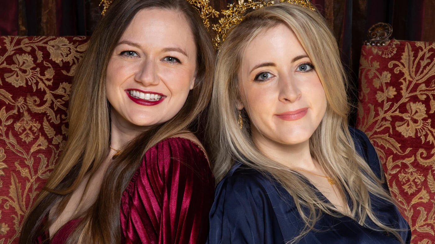 Coauthors of the Twin Crowns series Katherine Webber and Catherine Doyle