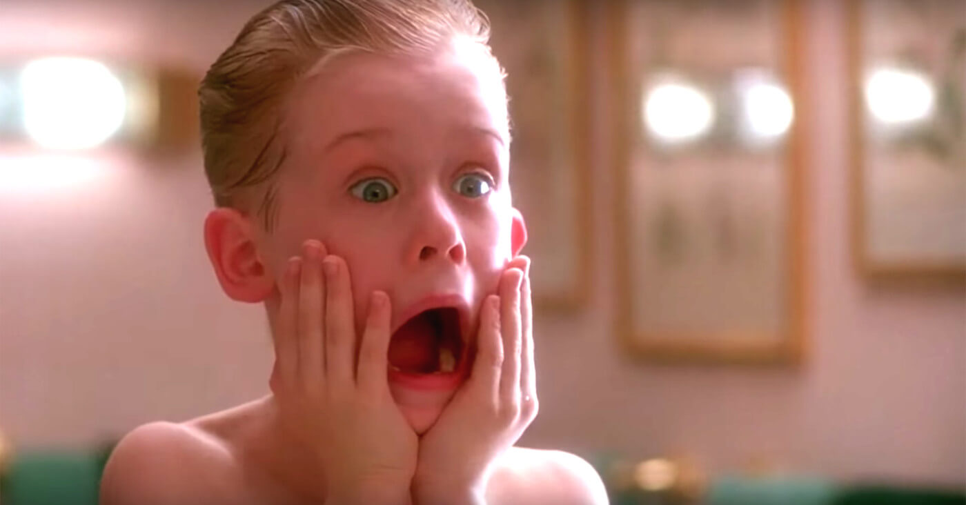 Macauley Caulkin as Kevin McCallister in Home Alone 1