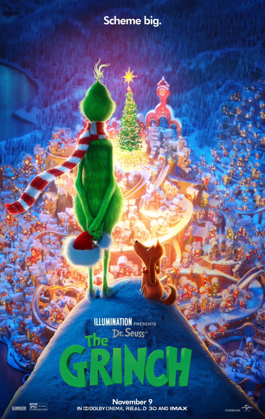 2018 animated Grinch movie poster