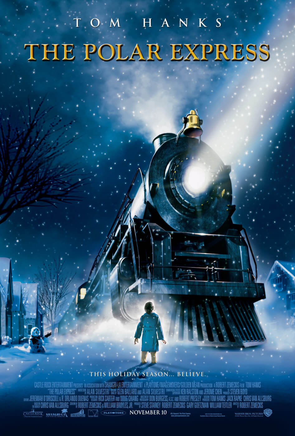 The Polar Express movie poster for must-watch holiday movies article