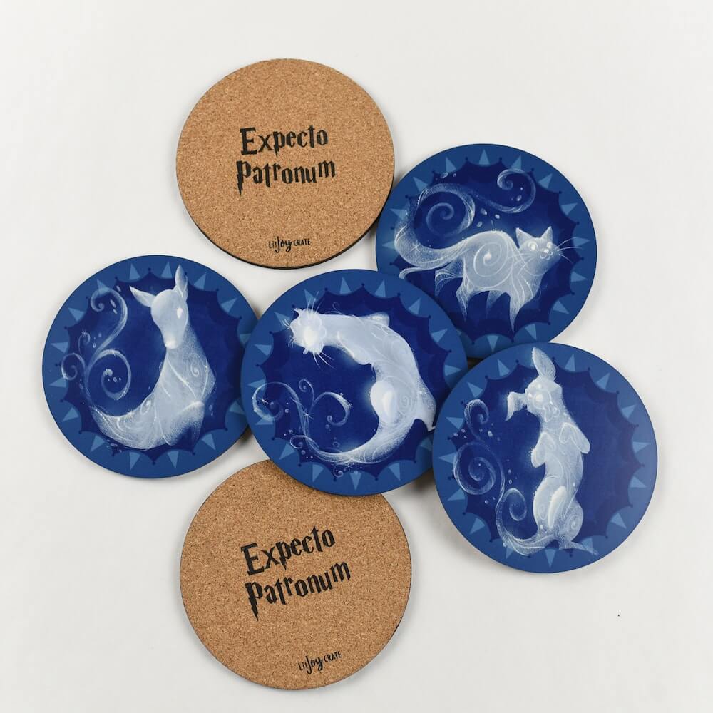 Magical Animal Familiar Coasters sold by LitJoy