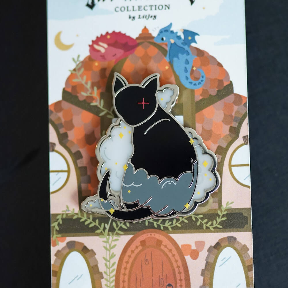 Mister Kindly enamel pin from Nevernight Chronicles sold by LitJoy