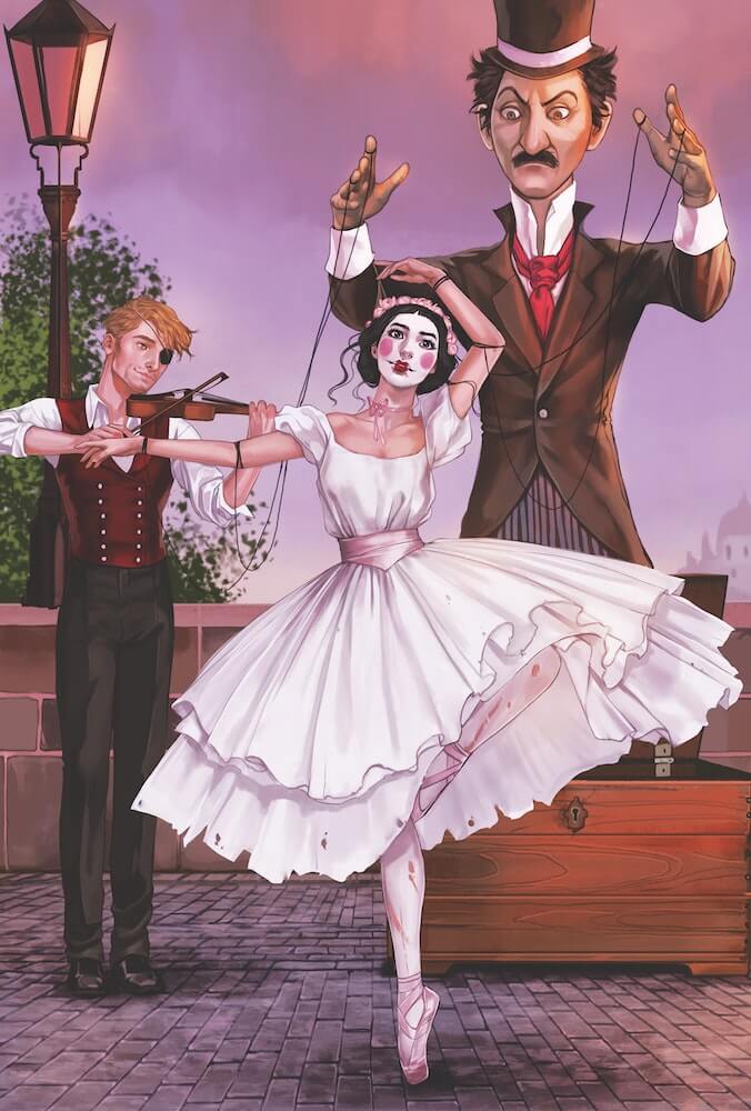 Zuzana dances as a marionette