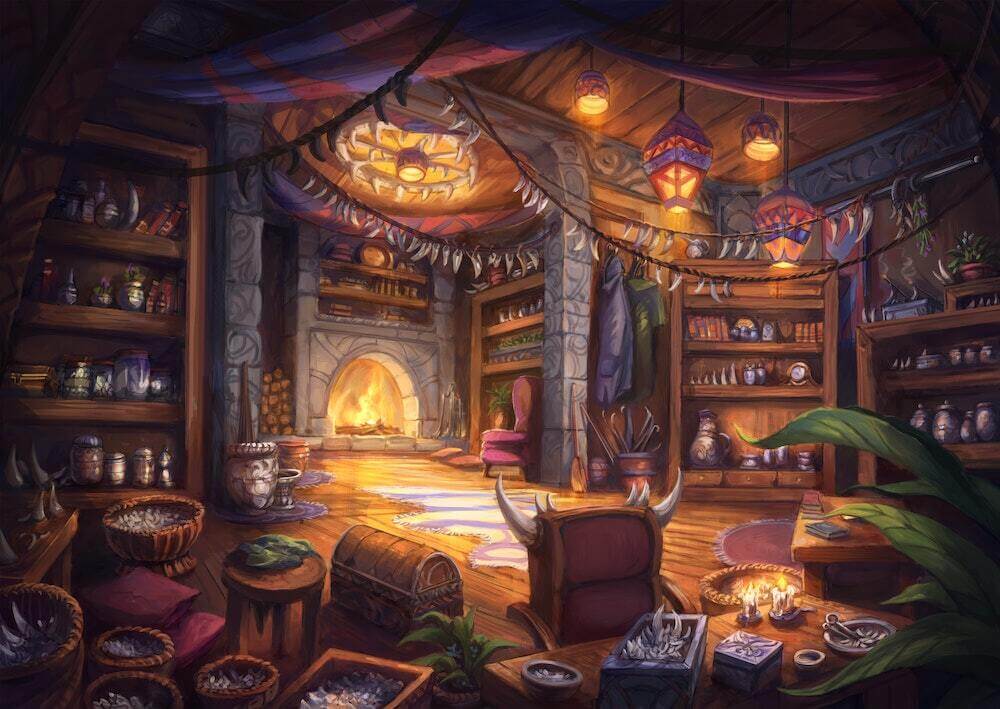 Brimstone's shop from book 1 of DOSAB Special Edition Box Set sold by LitJoy Crate