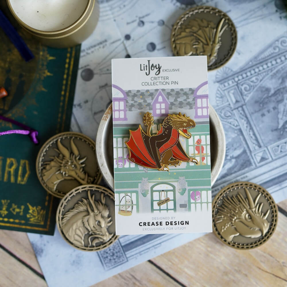 Magical Dragon Critter Collection Enamel Pin sold by LitJoy