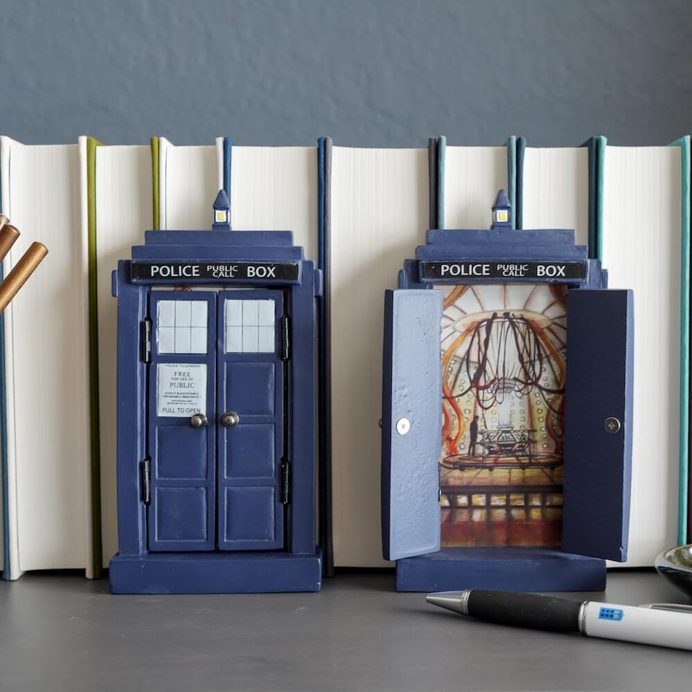 Police Box Fairy Door sold by LitJoy