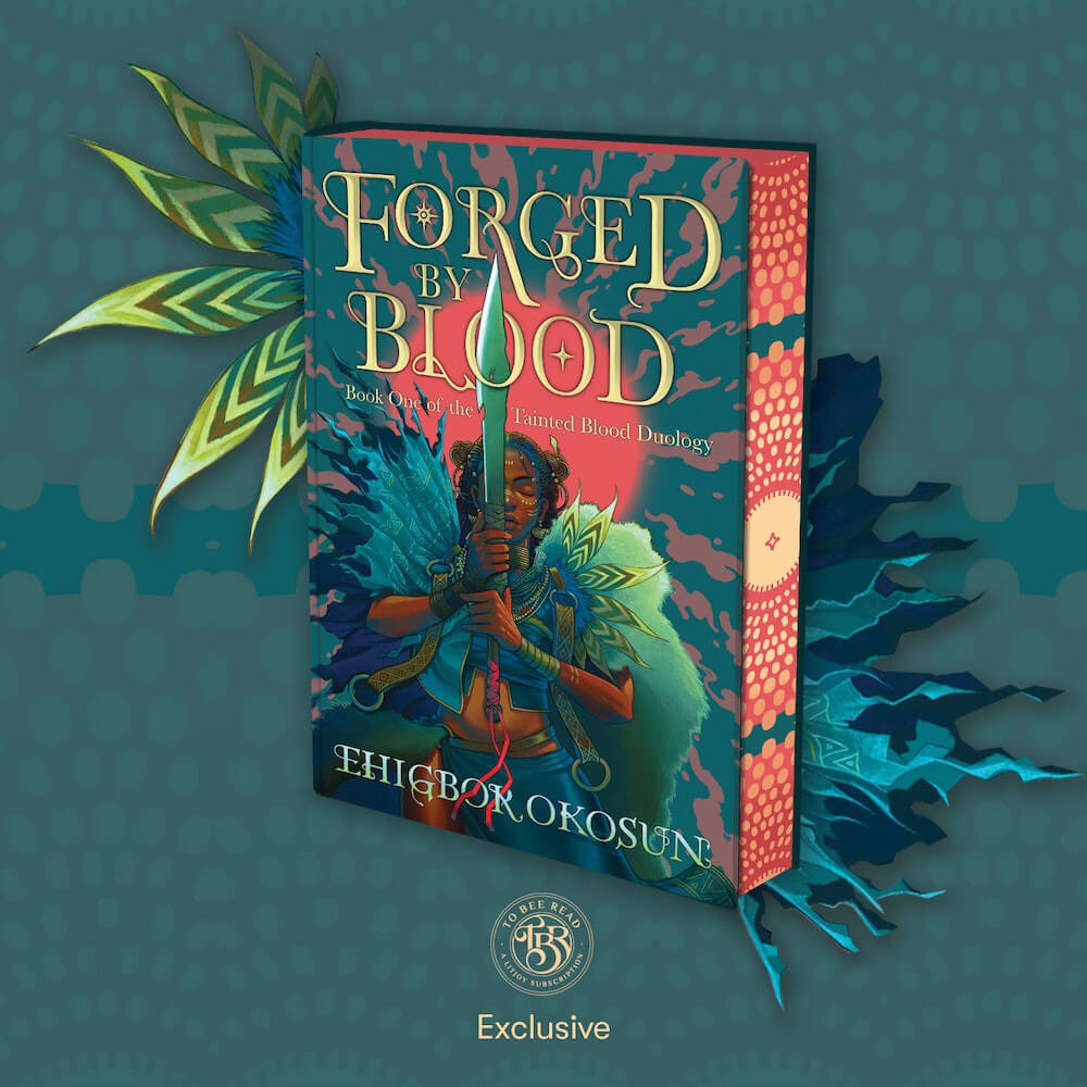 Forged by Blood by Ehigbor Okosun book cover by LitJoy