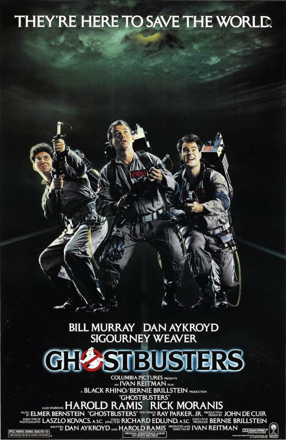 Original Ghostbusters movie poster