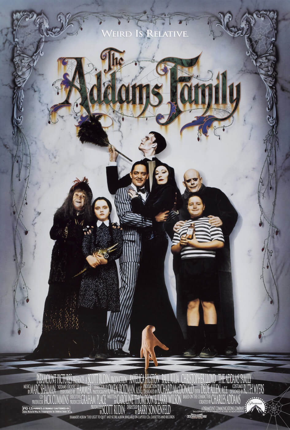 The Addams Family (1991) movie poster