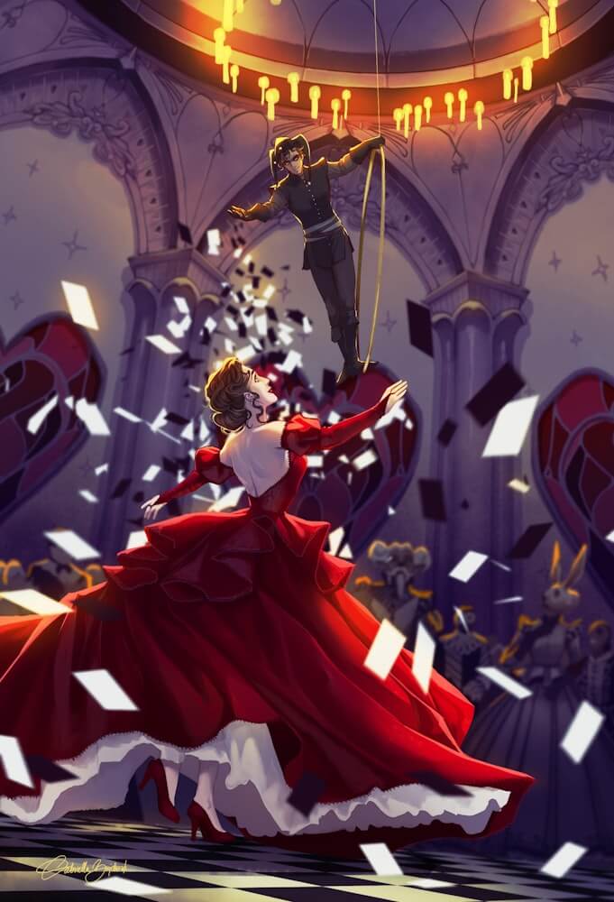 Jest and Cath first meet Heartless Fan Art 