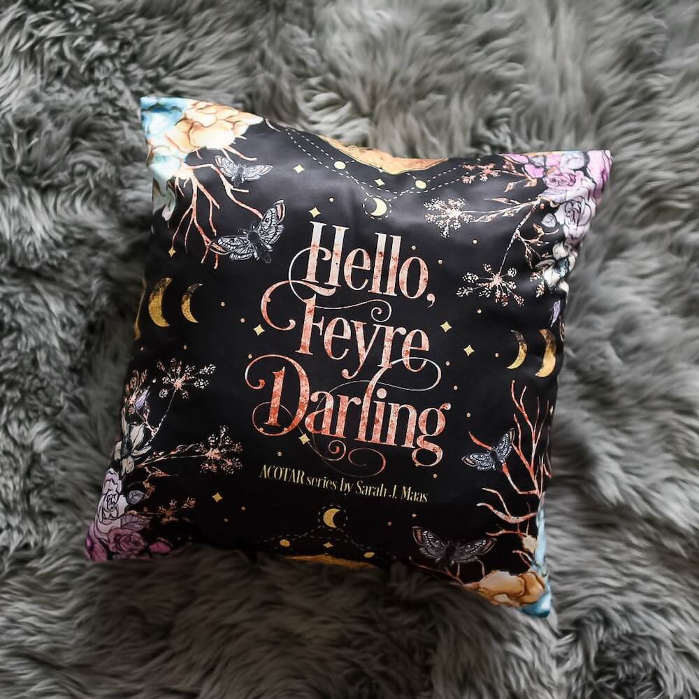 EXCLUSIVE Hello Feyre Darling pillow cover sold by LitJoy Crate