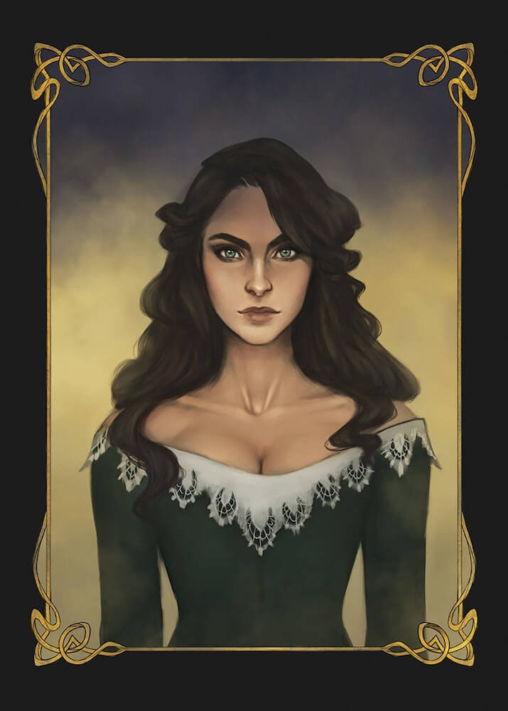 Throne of Glass Zodiac Lysandra fan art