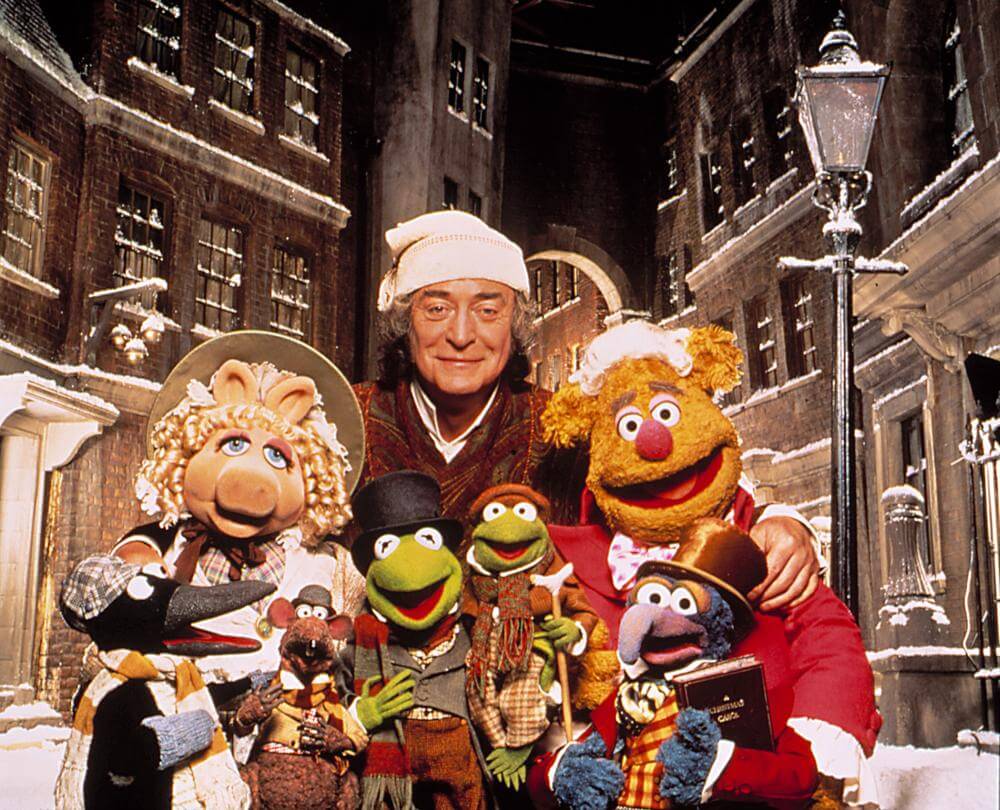Michael Caine as Scrooge in A Muppet Christmas Carol