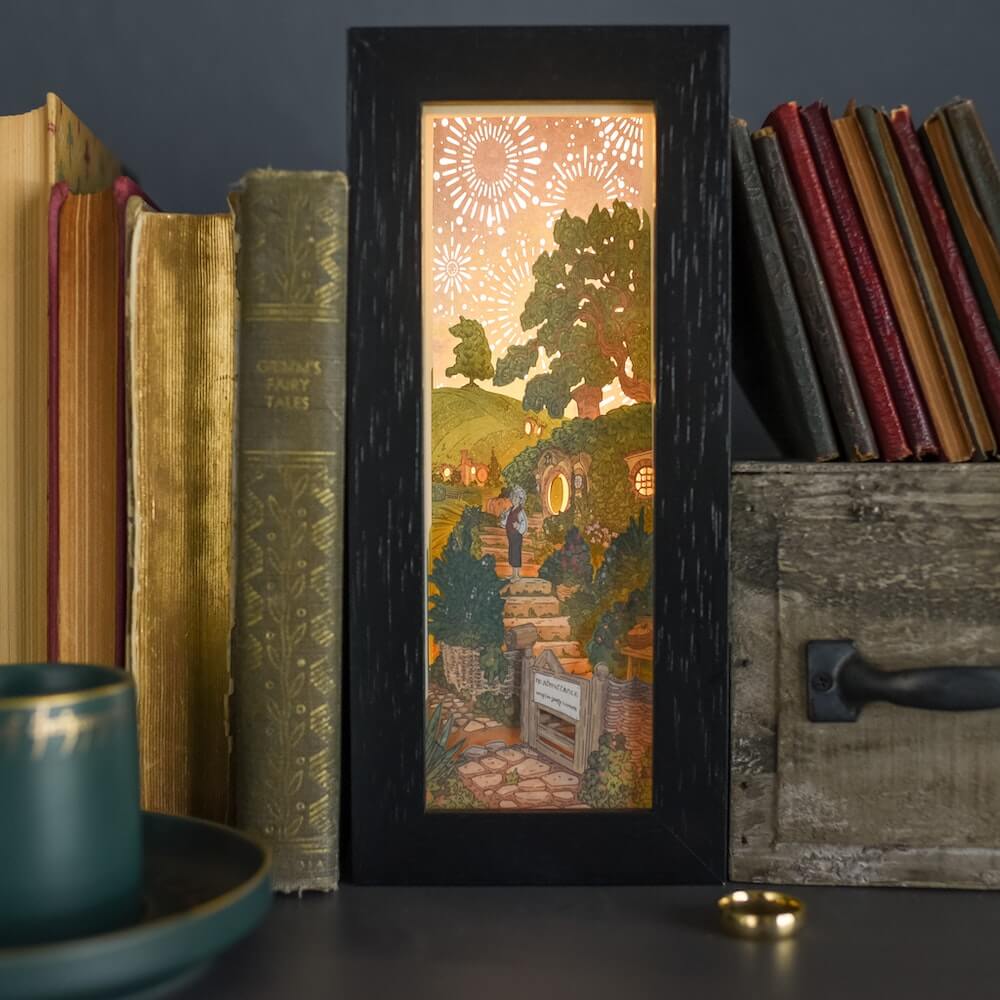 Halfling Bookshelf Alley sold by LitJoy