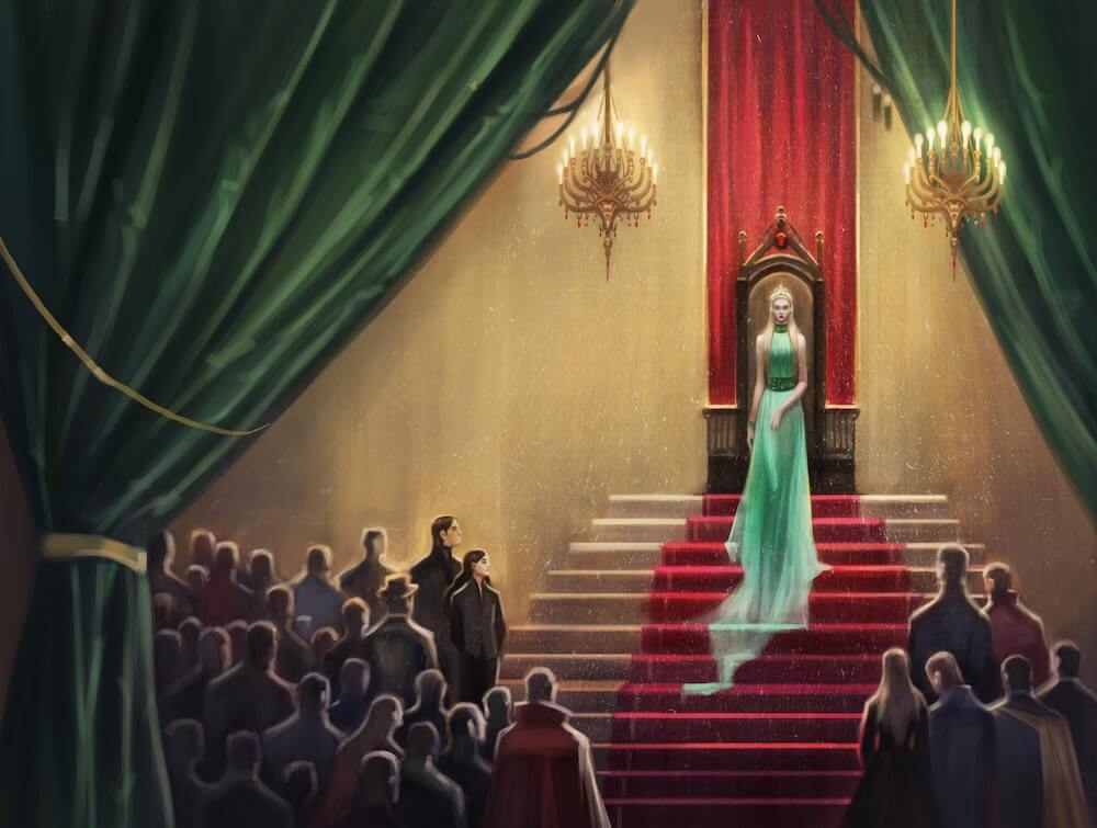 Lissa's coronation Vampire Academy fan art