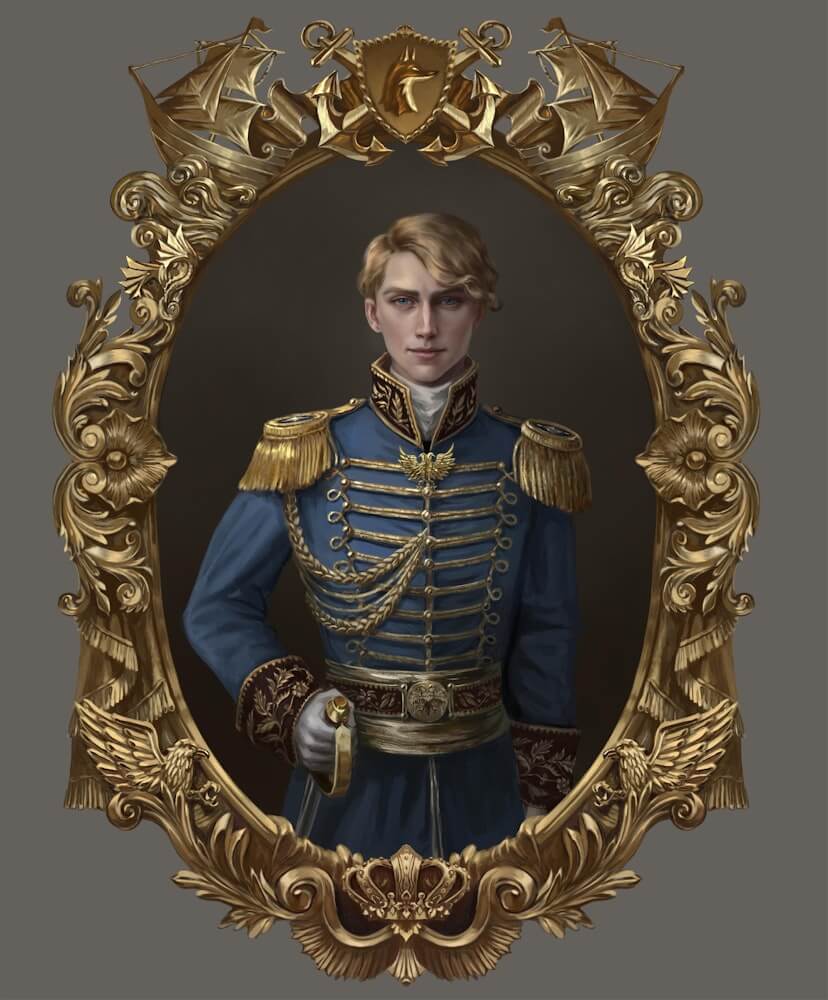 Nicolai fanart, character endpapers