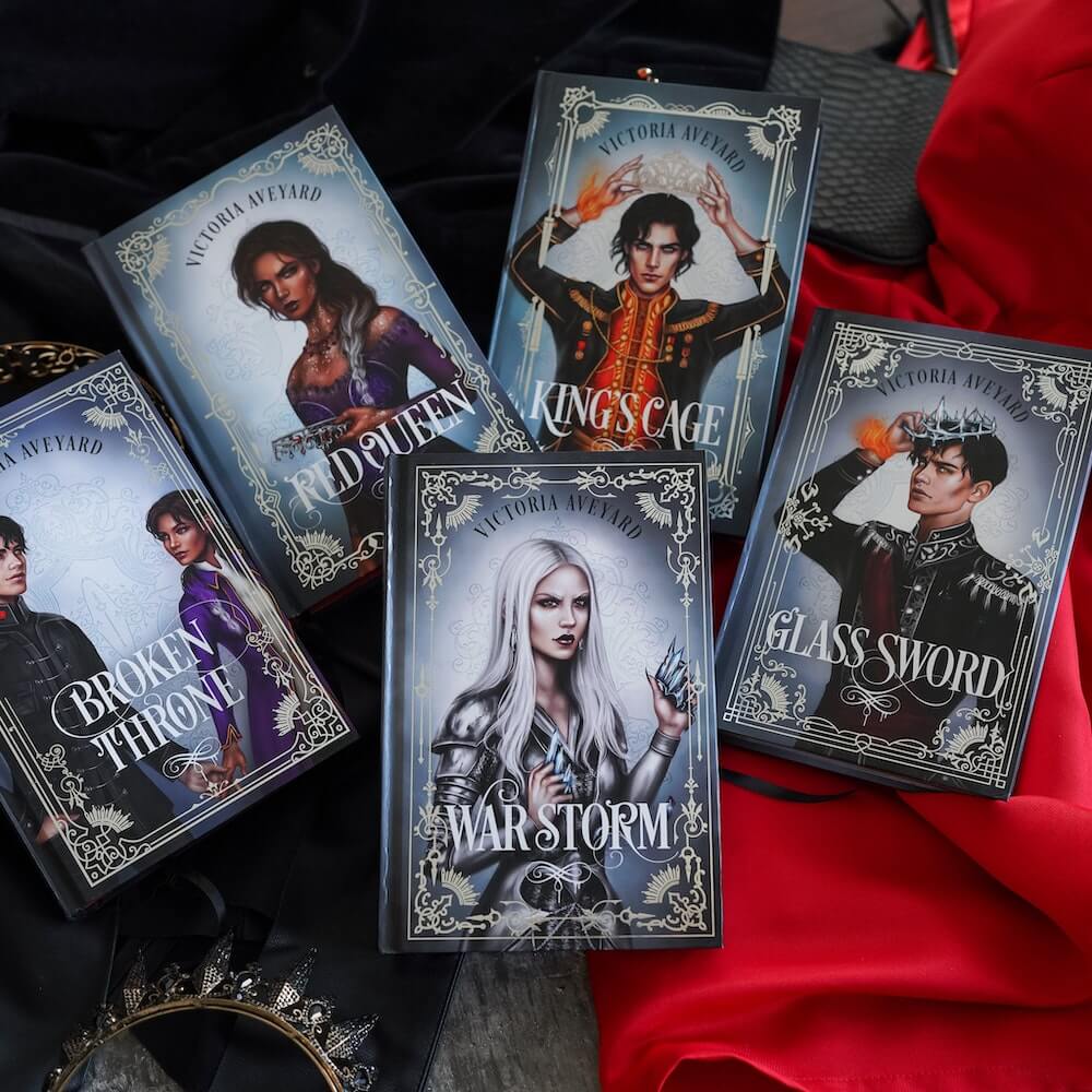 Victoria Aveyard Red Queen Series Special Edition Box Set Sold by LitJoy Crate