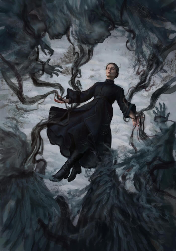 Shadow and Bone tip-in art by Laura Sava; Shadow and Bone fanart