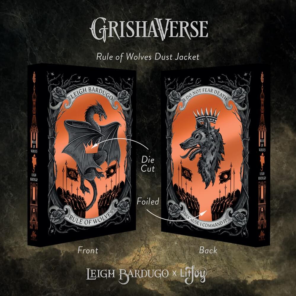Rule of Wolves Dust Jacket by Michaela Alcaino Design; King of Scars fanart