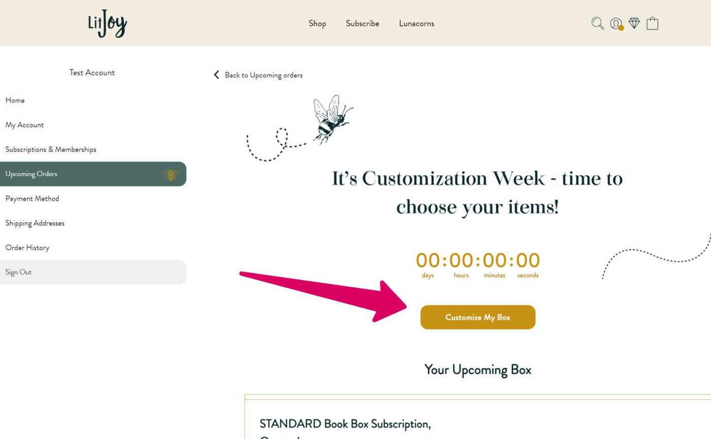 Step 4 Click Customize on the box summary page