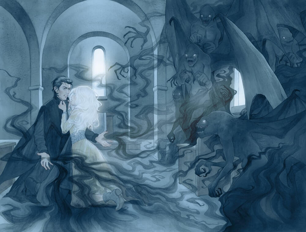 Shadow and Bone tip-in art by EK Belsher; Shadow and Bone fanart