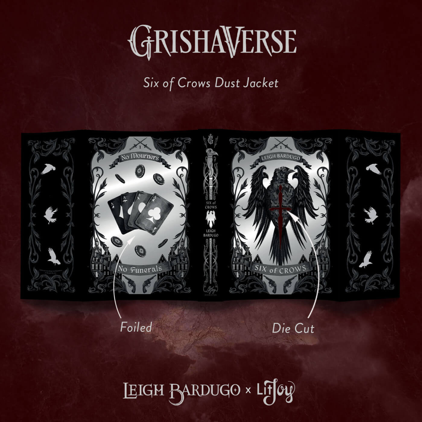 Six of Crows Dust Jackets from the Annotated Special Edition Box Set sold by LitJoy