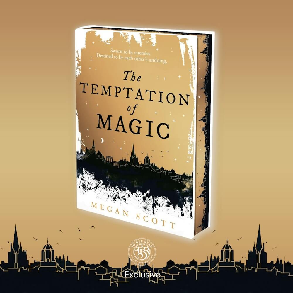 Book cover of Temptation of Magic by Megan Scott in LitJoy's To Bee Read Book Box Subscription