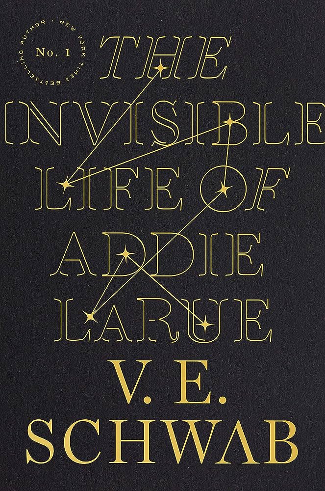 The Invisible Life of Addie LaRue by V.E. Schwab book cover
