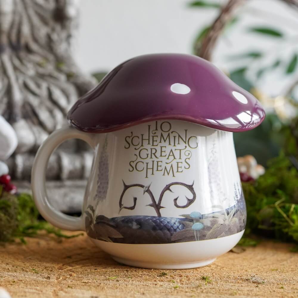 The Cruel Prince Mushroom Mug sold by LitJoy