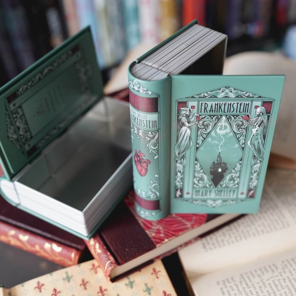 Frankenstein Book Tin sold by LitJoy
