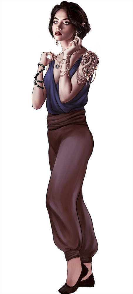 ACOTAR fan art Amren fanart ACOTAR Character Enneagrams LitJoy Crate