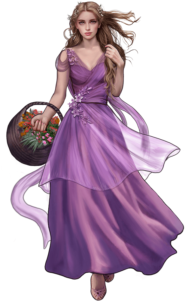 ACOTAR fan art Elain fan art LitJoy Crate