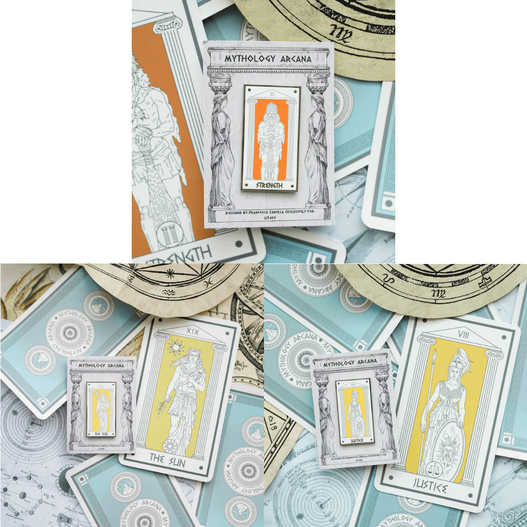 Mythology Tarot Enamel Pins sold by LitJoy Crate