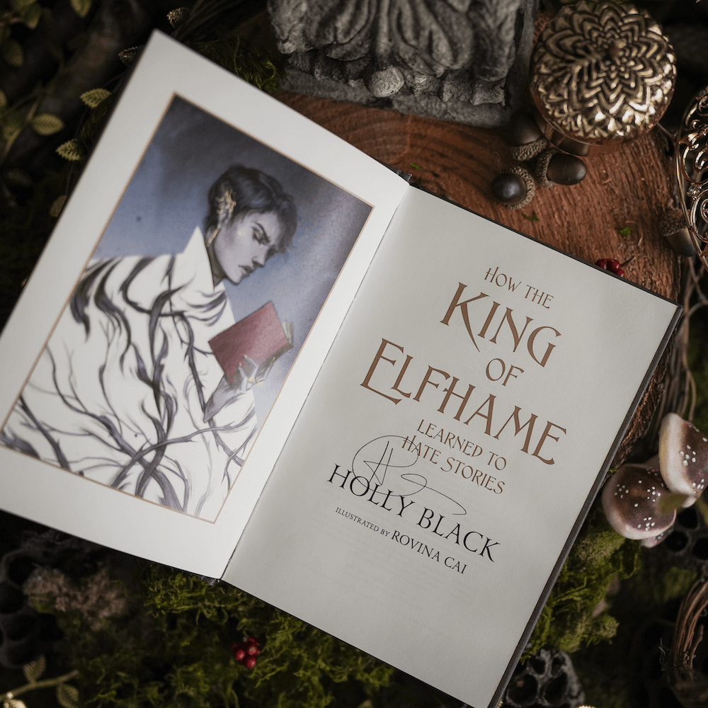 Original art created by @RovinaCai for How the King of Elfhame Learned to Hate Stories