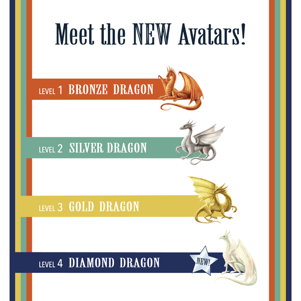 Rewards Dragons Levels 1-4