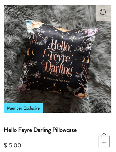 Hello Feyre Darling Pillowcase from the Lunacorn Store